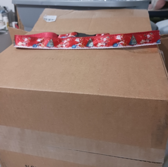 Christmas Dog collar - Picture 3 of 3